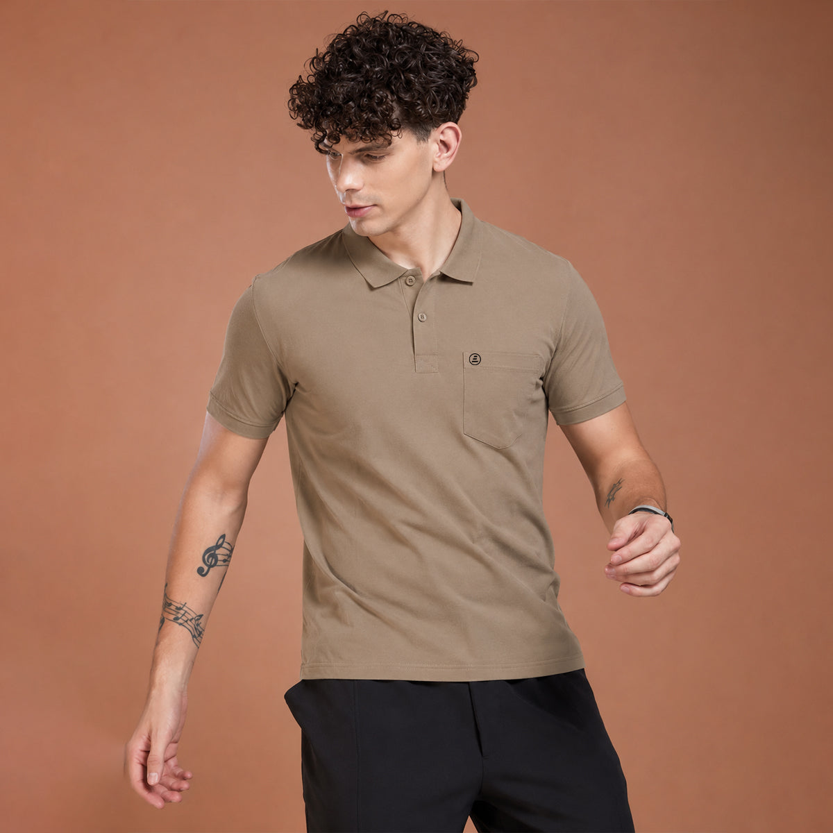 Men's Imported Tencel Polo T-Shirt
