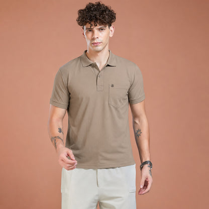 Men's Imported Tencel Polo T-Shirt