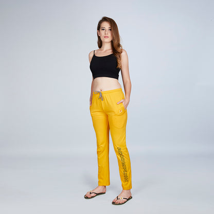 Era Women's Accomplish Yellow Track Pants