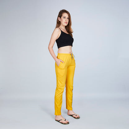 Era Women's Accomplish Yellow Track Pants