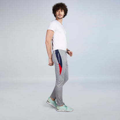 Shera Enjoy Men's Red & Blue Striped Track Pants