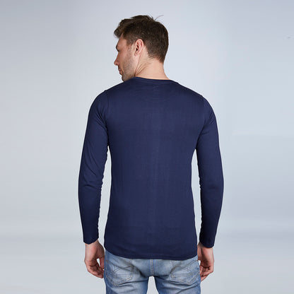 ERA Solid Men's Full Sleeve Round Neck T-Shirt