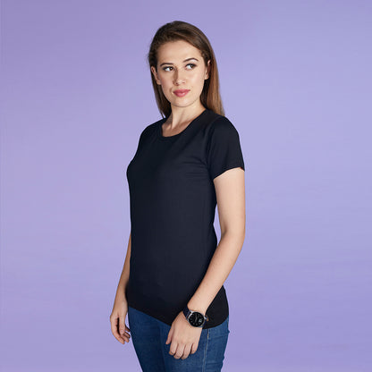 Women's Full Sleeve Round Neck Plain T-Shirt