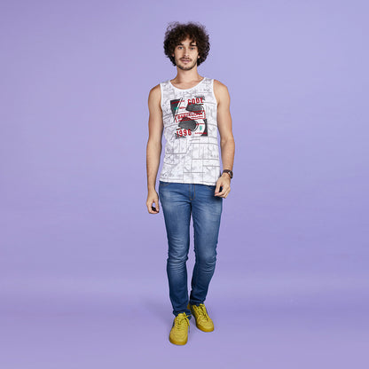 Men's Designer Printed Vest