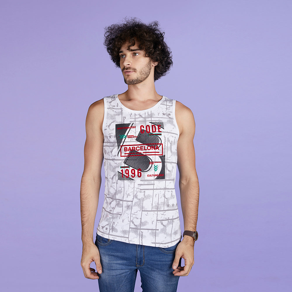 Men's Designer Printed Vest