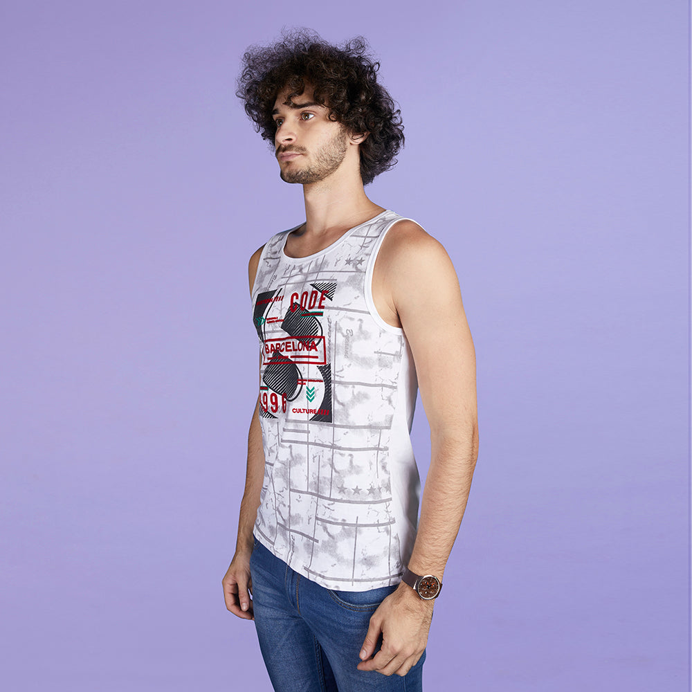 Men's Designer Printed Vest