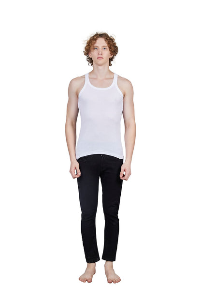 Shera Men's Cotton Sleeveless Vest - Airflow Fabric, Lightweight and Comfortable