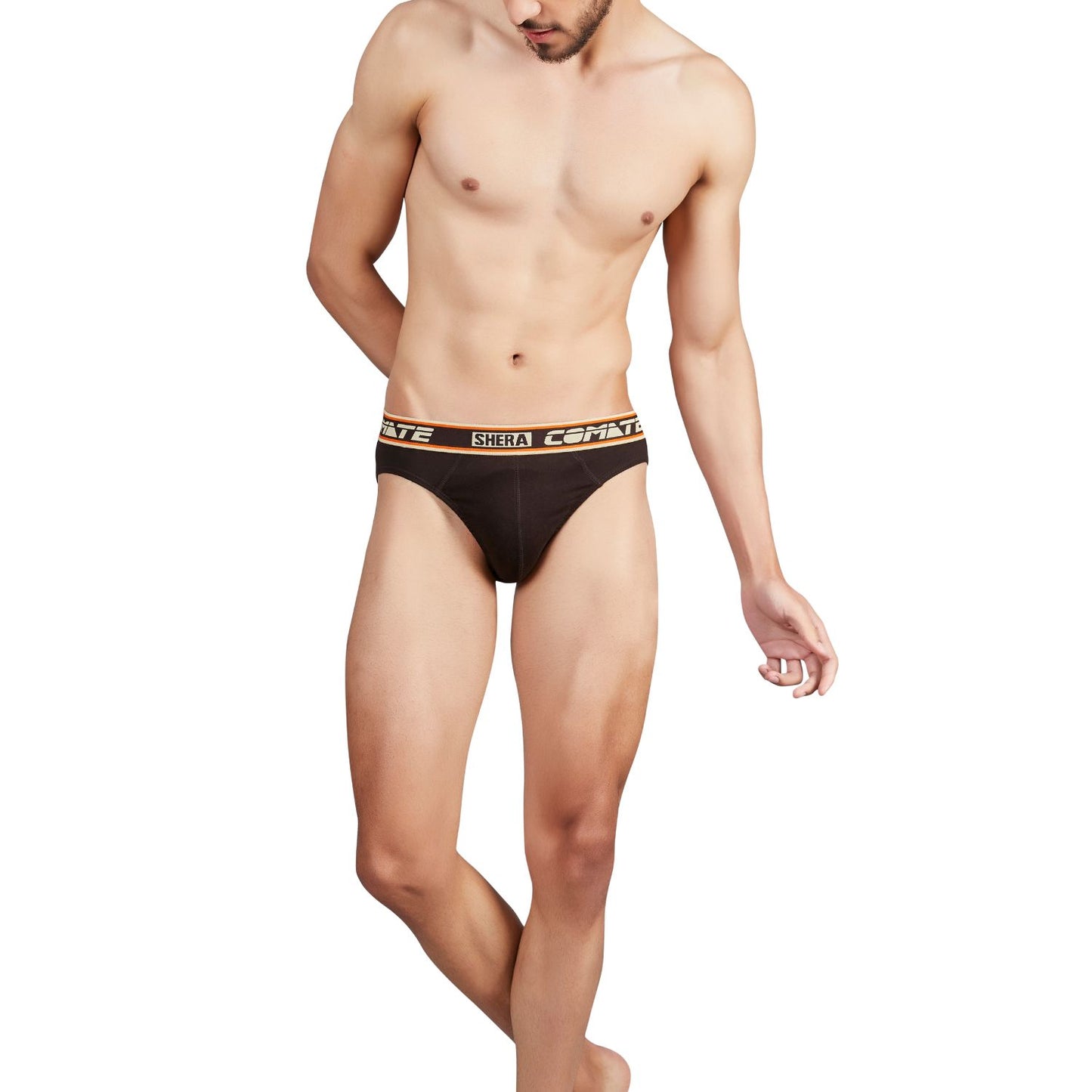 Shera Comate Pure Cotton Super Soft & Breathable Solid Hi Cut Brief - Combo