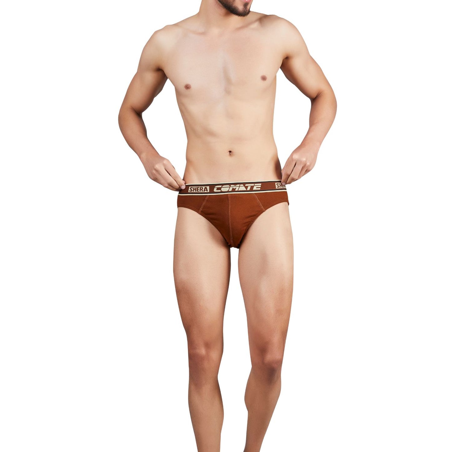 Shera Comate Pure Cotton Super Soft & Breathable Solid Hi Cut Brief - Combo