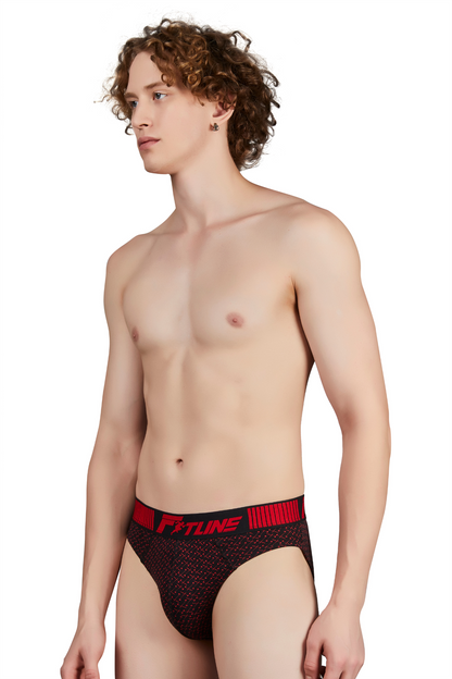 Shera Fitline Pure cotton super soft & breathable Printed Hi cut Briefs