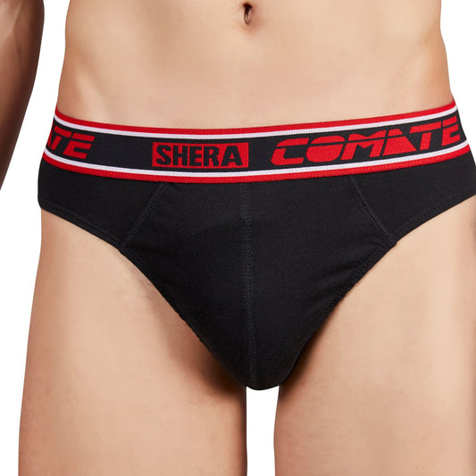 Shera Comate Pure Cotton Super Soft & Breathable Solid Hi Cut Brief