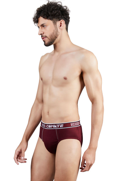 Shera Smart Cut Smart Pure Cotton Super Soft & Breathable Solid Cut Brief