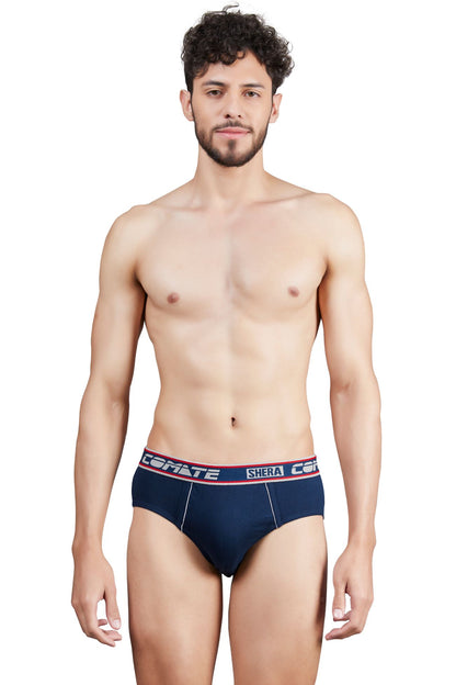 Shera Smart Cut Smart Pure Cotton Super Soft & Breathable Solid Cut Brief