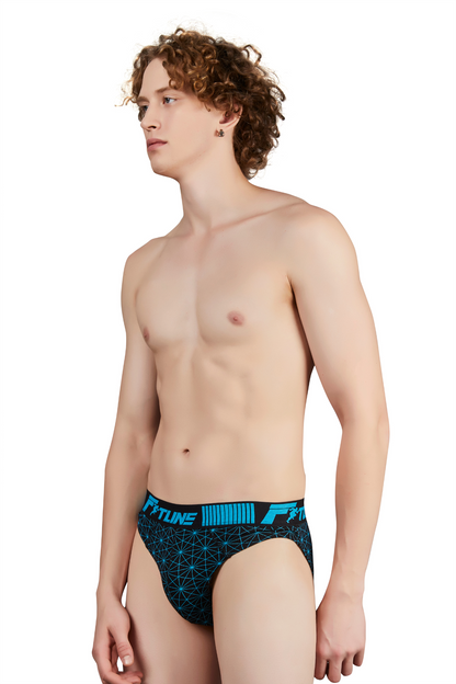 Shera Fitline Pure cotton super soft & breathable Printed Hi cut Briefs