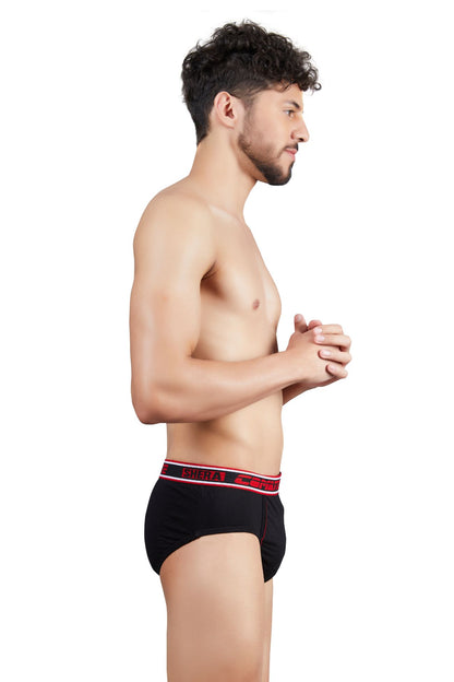 Shera Smart Cut Smart Pure Cotton Super Soft & Breathable Solid Cut Brief