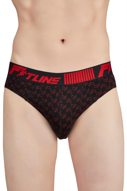 Shera Fitline Pure cotton super soft & breathable Printed Hi cut Briefs