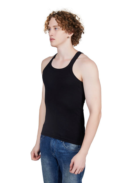 Shera Men's Cotton Sleeveless Vest - Airflow Fabric, Lightweight and Comfortable