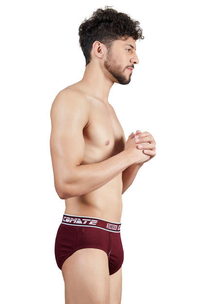 Shera Smart Cut Smart Pure Cotton Super Soft & Breathable Solid Cut Brief