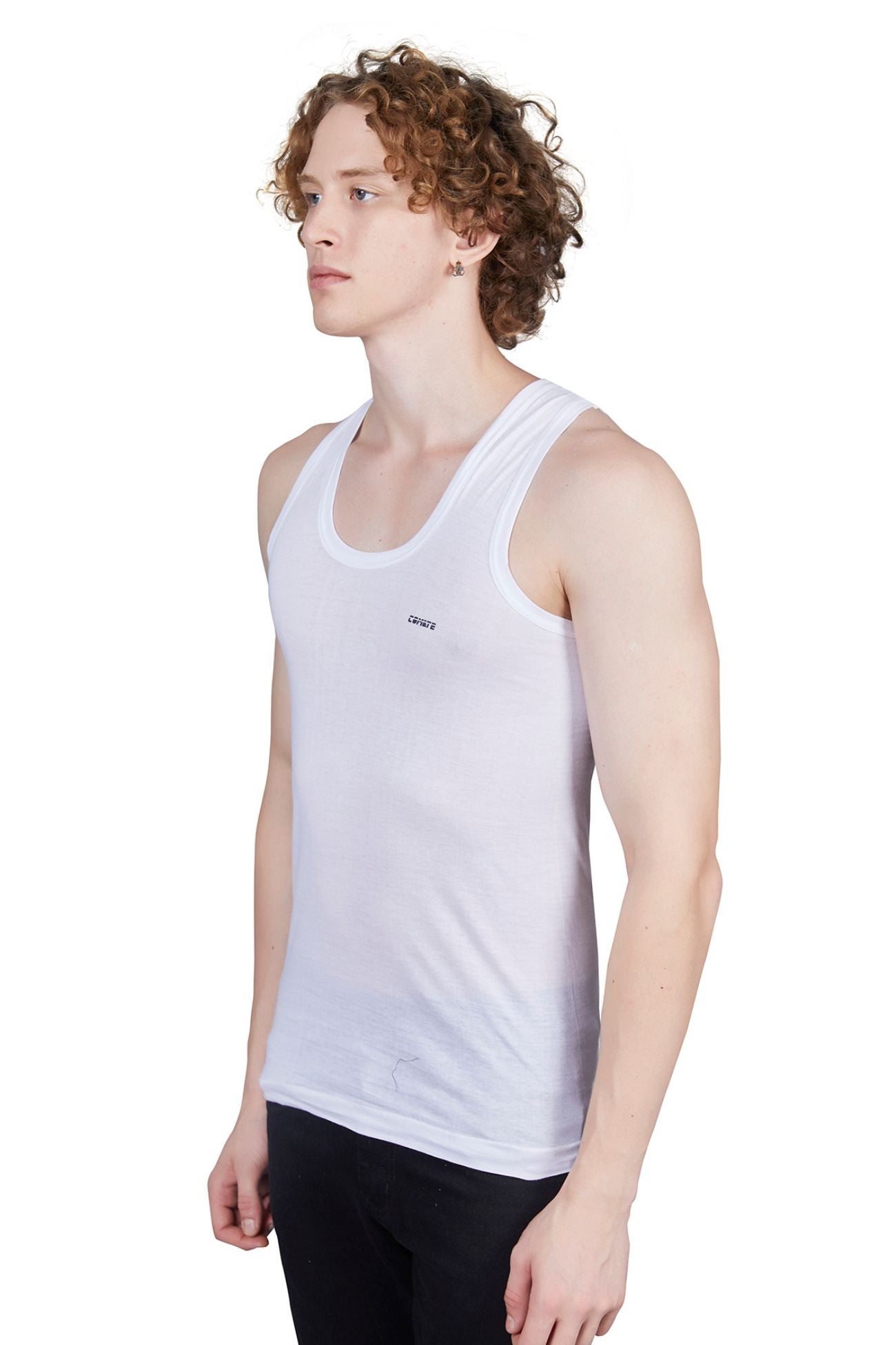 Men's Cotton Half Sleeve Vest - Airflow Fabric, Lightweight and Comfortable