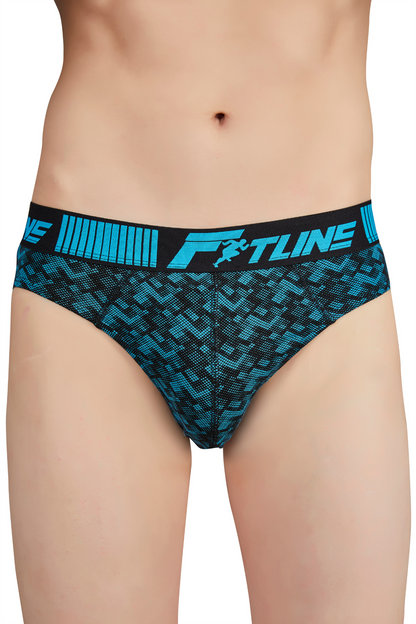 Shera Fitline Pure cotton super soft & breathable Printed Hi cut Briefs