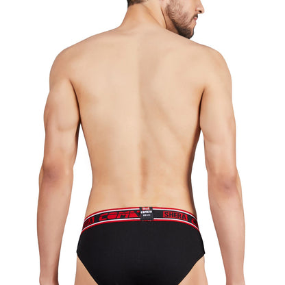 Shera Comate Pure Cotton Super Soft & Breathable Solid Hi Cut Brief - Combo